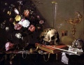 Adriaen van utrecht- vanitas - still life with bouquet and skull-1642.jpeg